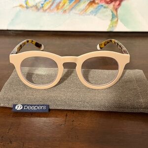 Peepers Saffron 2.00 Readers with Bluelight